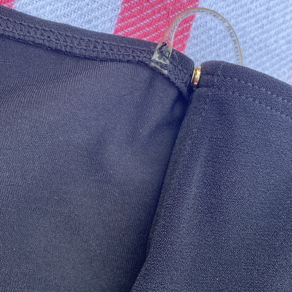 Michael Kors Swim Black belt wrap skirt coverup Vintage (sample piece) NWOT - Picture 4 of 9